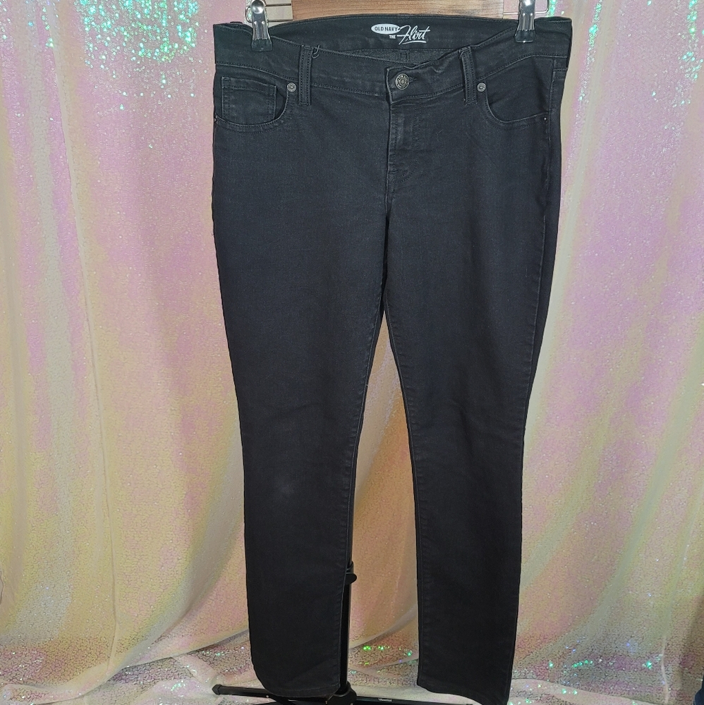 Old Navy Black "Flirt" style Skinny Jeans size 4